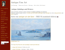 Tablet Screenshot of antique-fine-art.com